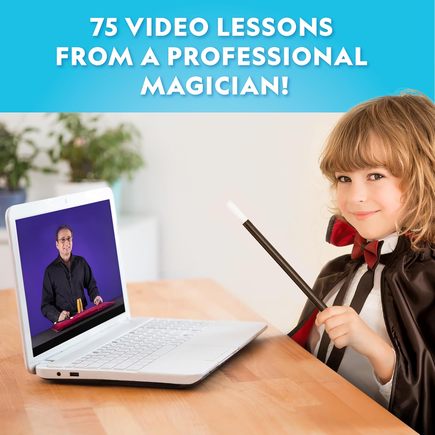 National Geographic Mega Magic Kit with 75+ Tricks for Kids Ages 8-12 | Perform Classic Illusions, Performance Props, STEM Learning, Video Instructions from a Professional Magician, Birthday Gift